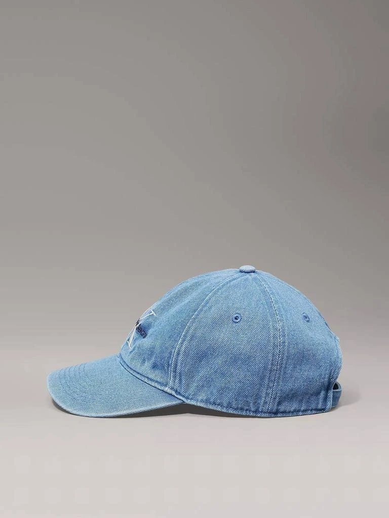 Calvin Klein Calvin Klein - Unisex Denim Embroidered Monogram Logo Cap 2