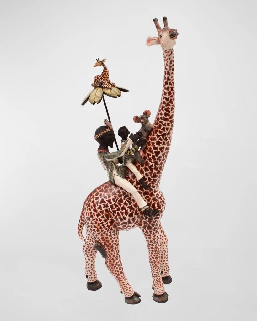 Ardmore Ceramic Art Giraffe Rider 1