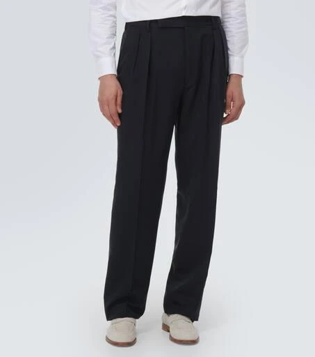 Ralph Lauren Pleated silk gabardine pants 3