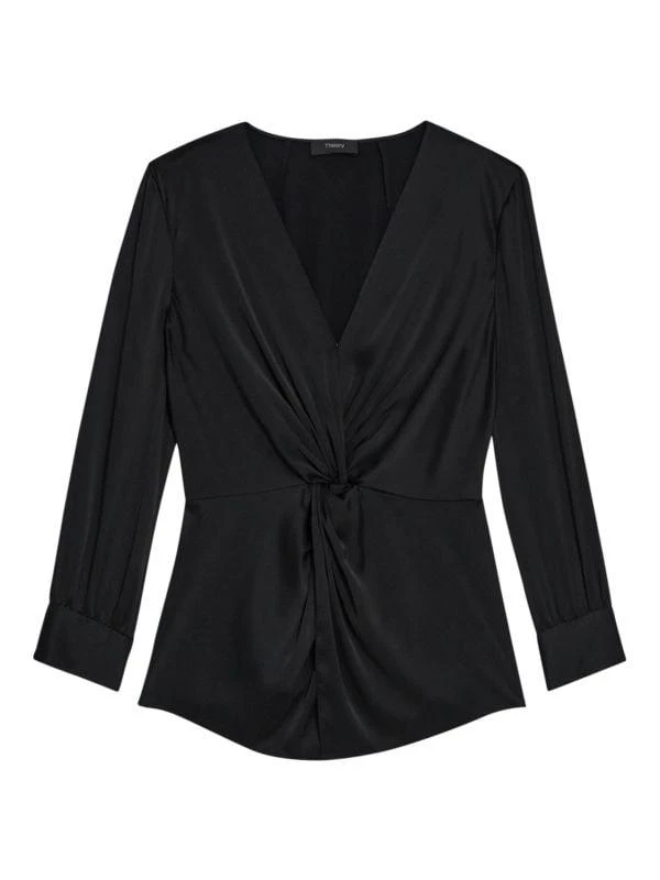 Theory Twist-Front Blouse 3