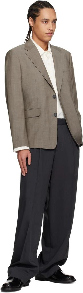 mfpen Taupe Single Breasted Blazer 4