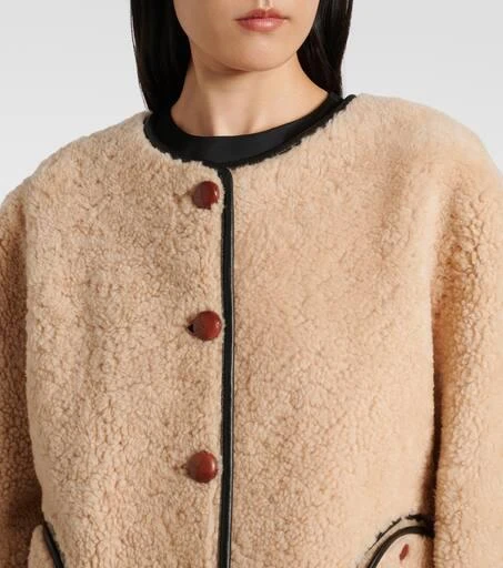 BLAZÉ MILANO Gliss reversible shearling jacket 4