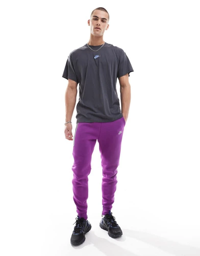 NIKE Nike Tech Fleece reflective joggers in purple 1