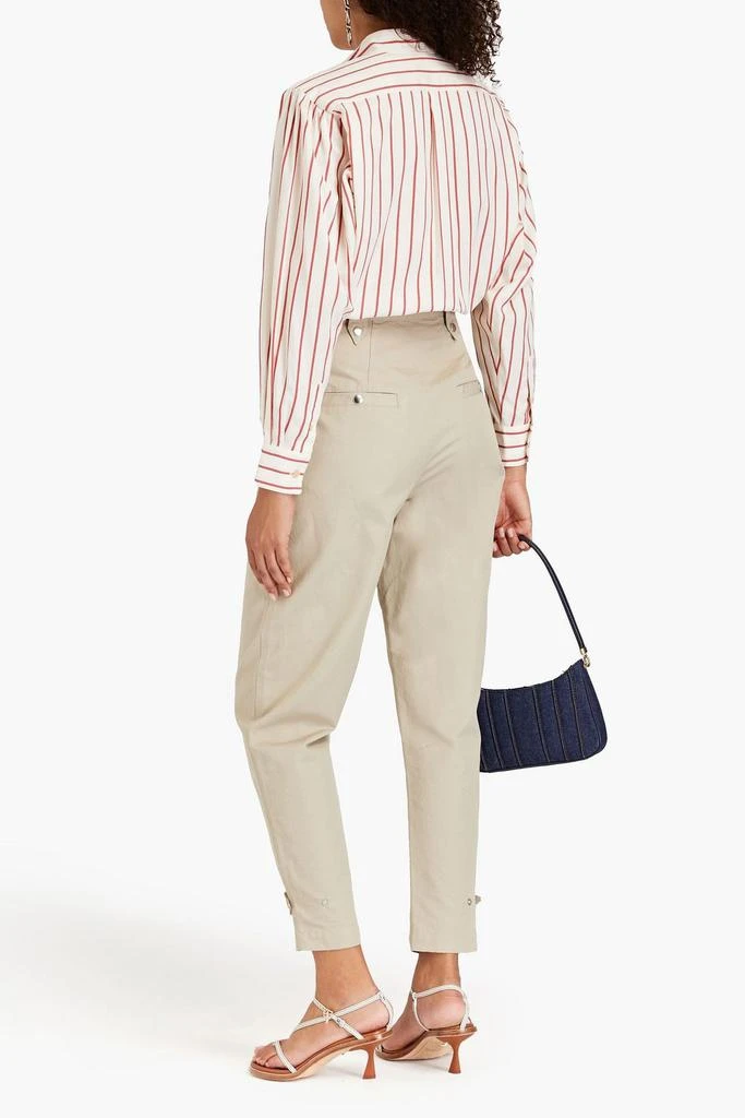Isabel Marant Étoile Pulcie cotton-canvas tapered pants 3