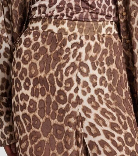 Zimmermann Leopard-print flared pants 4