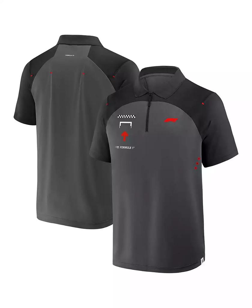 Formula 1 Men's Gray Merchandise Tech Polo Shirt