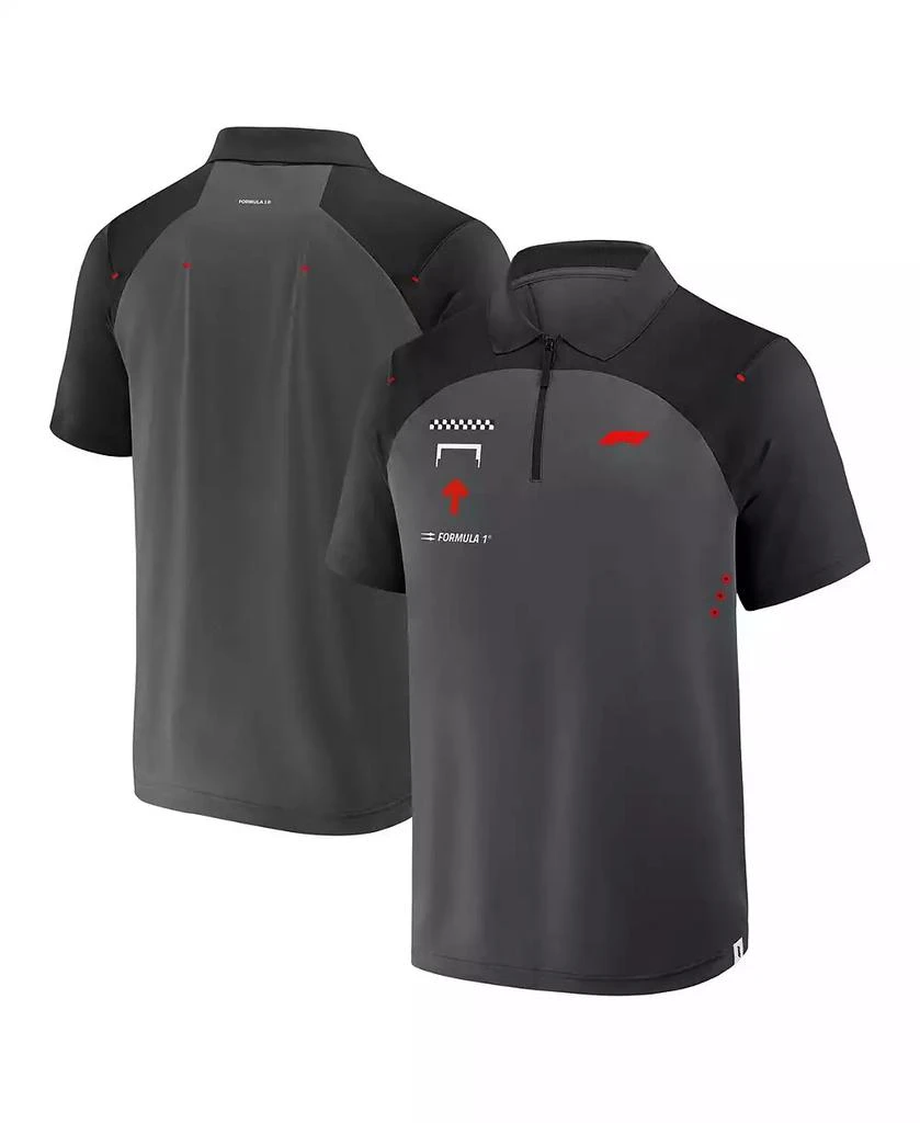 Formula 1 Men's Gray Merchandise Tech Polo Shirt 1