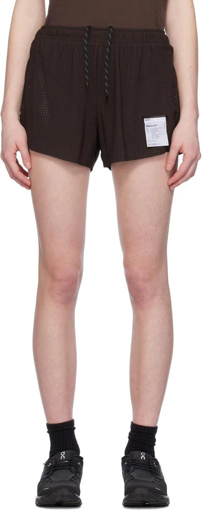 Satisfy Brown 2.5" Distance Shorts 1