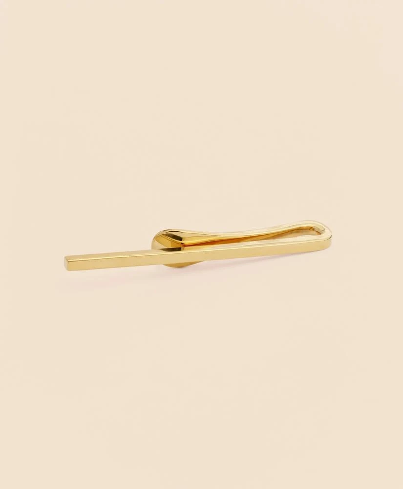 Brooks Brothers Sterling Silver Gold-Plated Tie Clip 1