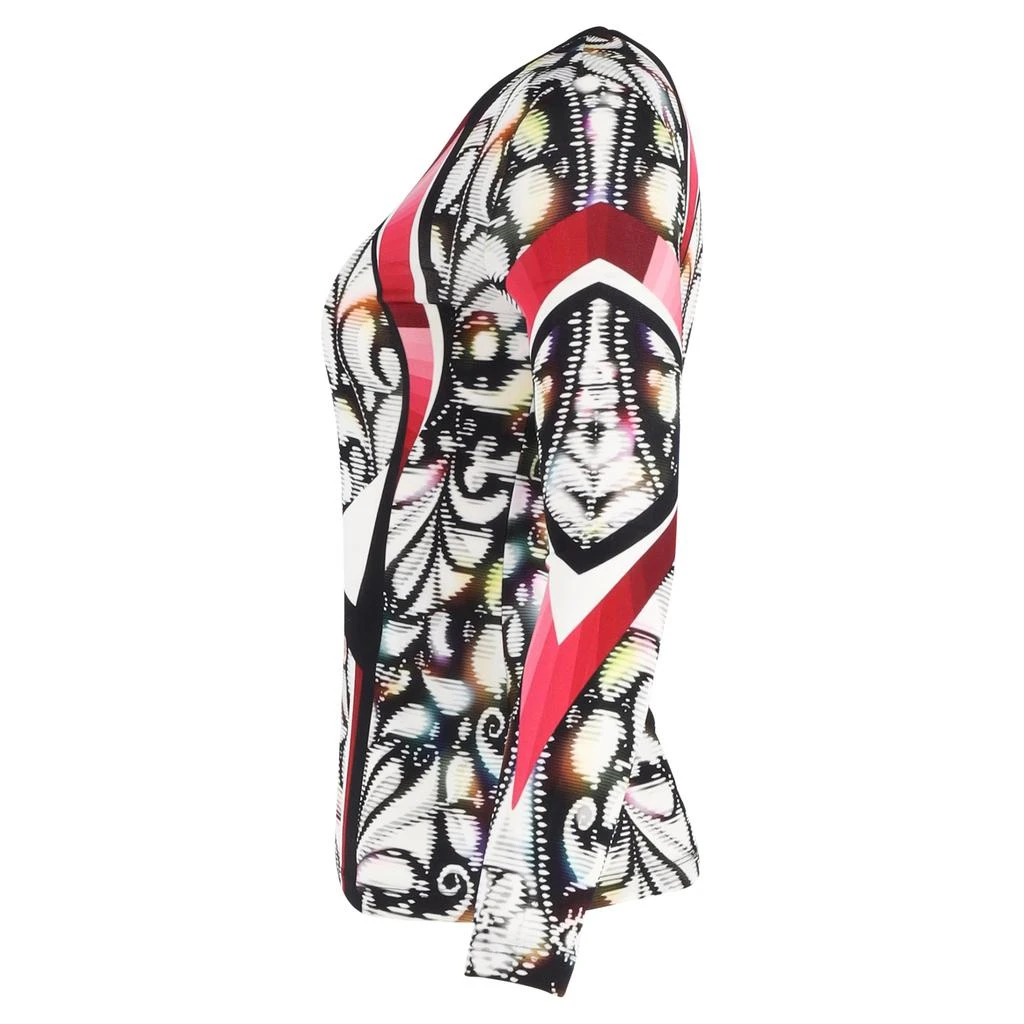 PETER PILOTTO Printed Long Sleeve Top in Multicolor Viscose 3