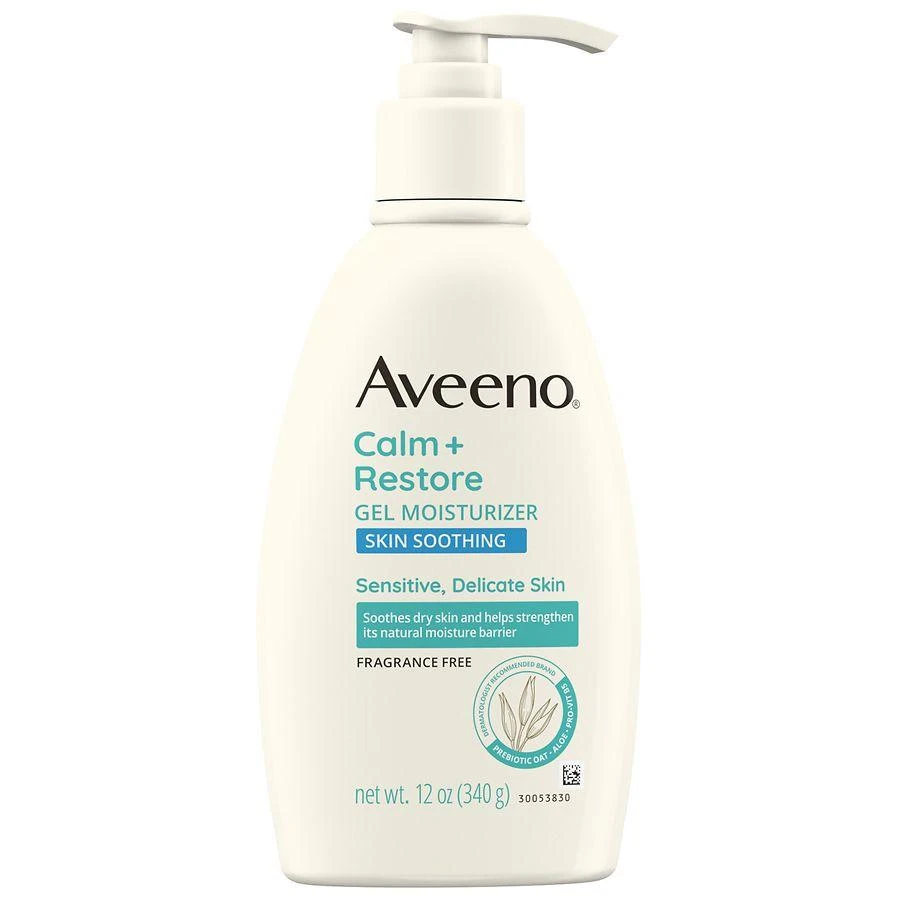 Aveeno Calm + Restore Daily Gel Body Moisturizer Fragrance Free 9