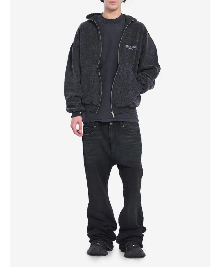 Balenciaga INSIDE-OUT LARGE ZIP-UP HOODIE 2