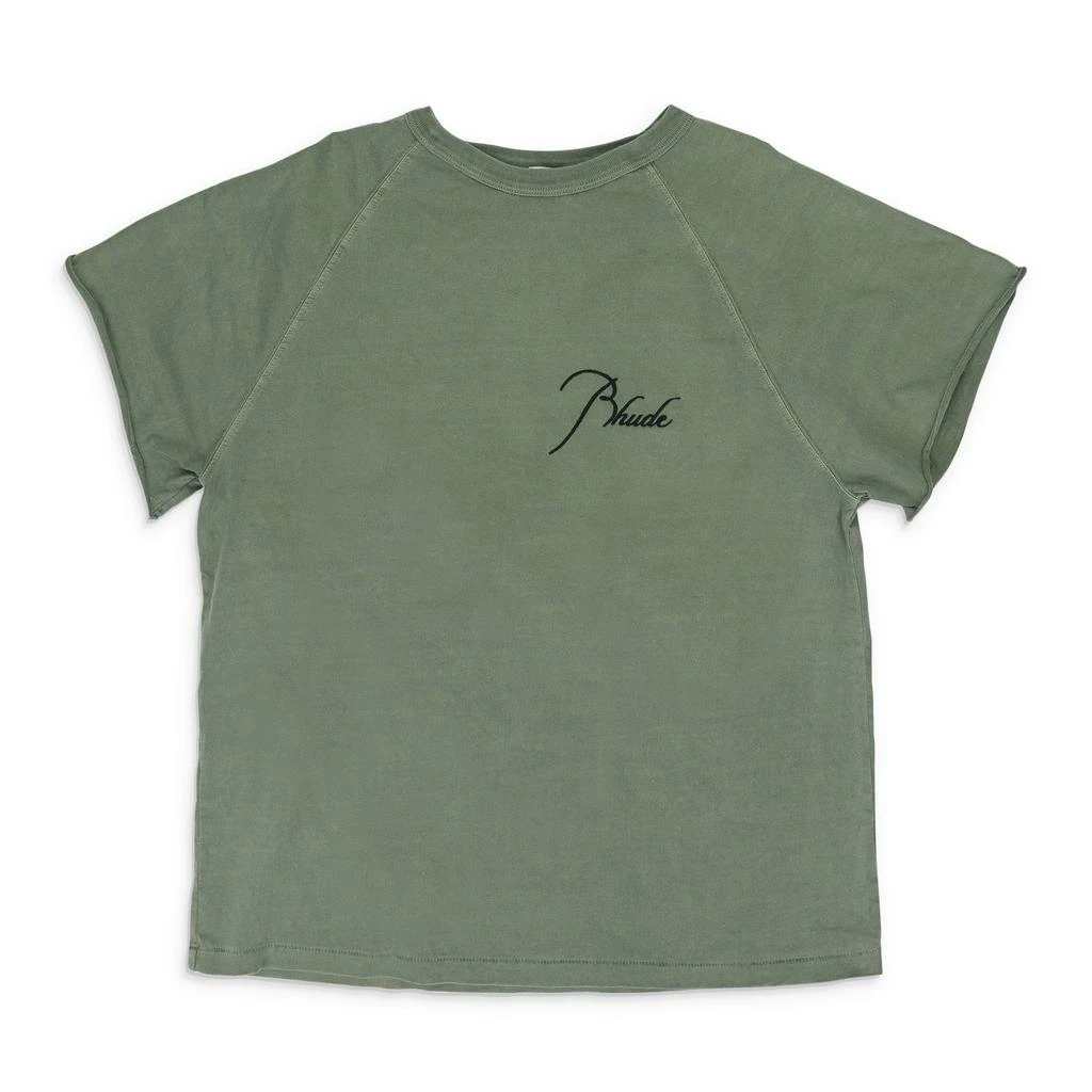 Rhude Green Raglan T-Shirt