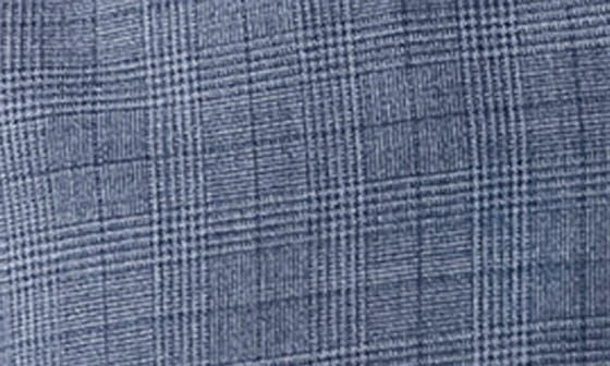 Eton Slim Fit Glen Plaid Wool Dress Shirt 8