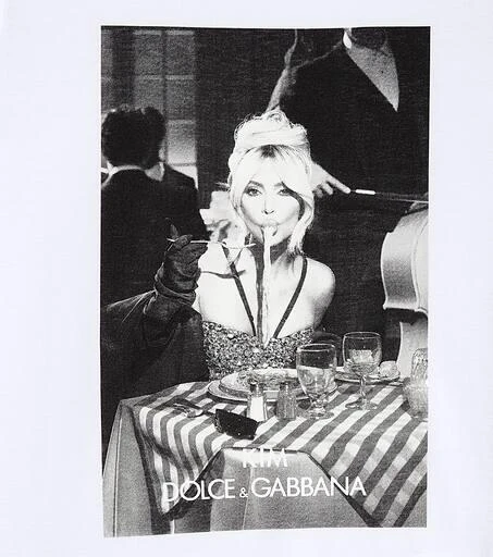 Dolce & Gabbana “Ciao, Kim” printed cotton T-shirt 2