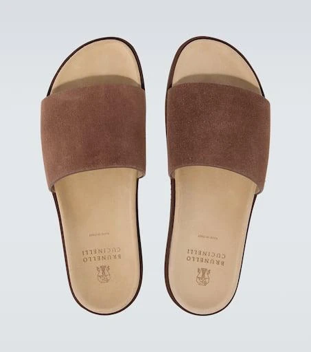 Brunello Cucinelli Suede slides 4