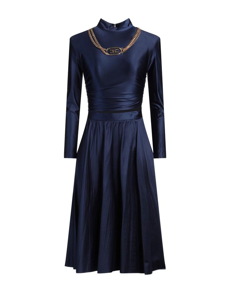 オールインワン・サロペット Elisabetta Franchi Black Mini Dress With Rhinestones ELISABETTA FRANCHI Elisabetta Franchi Black Mini Dress With