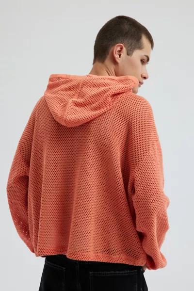 Urban Outfitters UO Boardwalk Mesh Full Zip Hoodie Sweatshirt