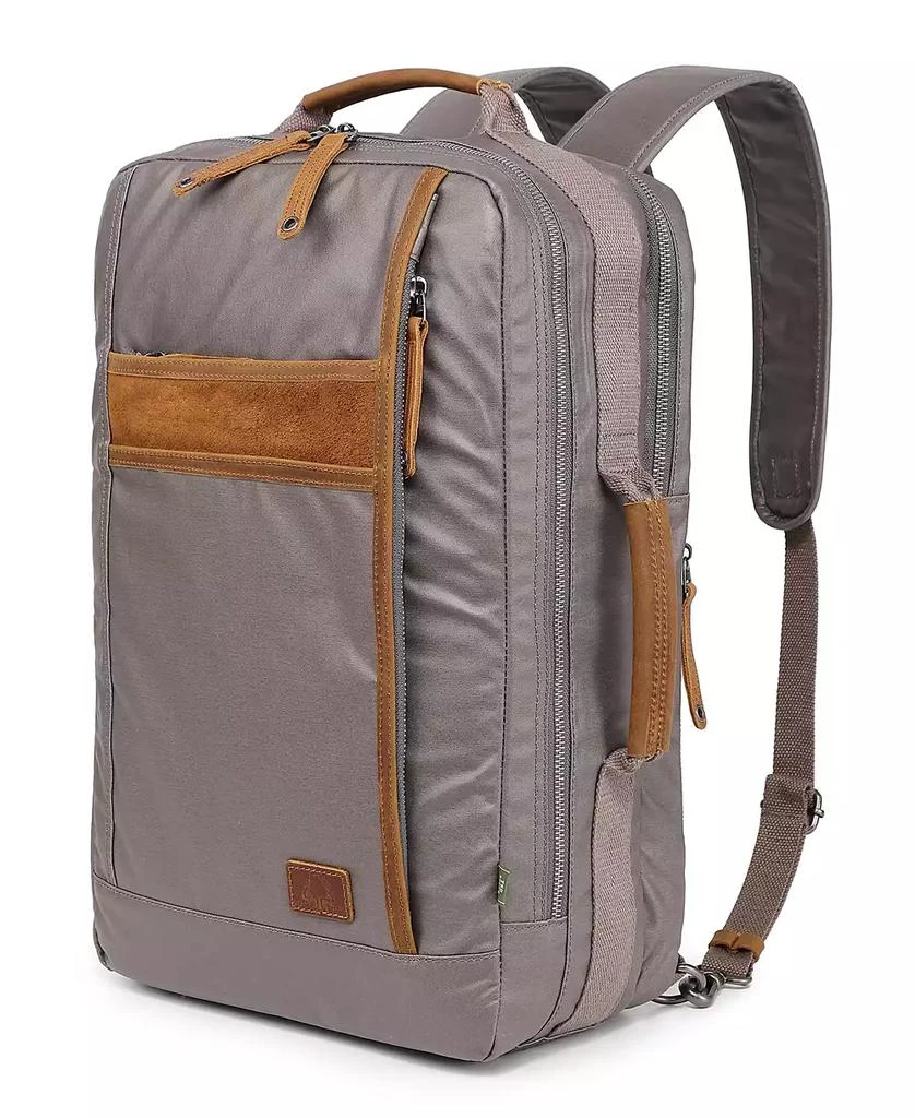TSD BRAND Madrone Coated Canvas Backpack 9