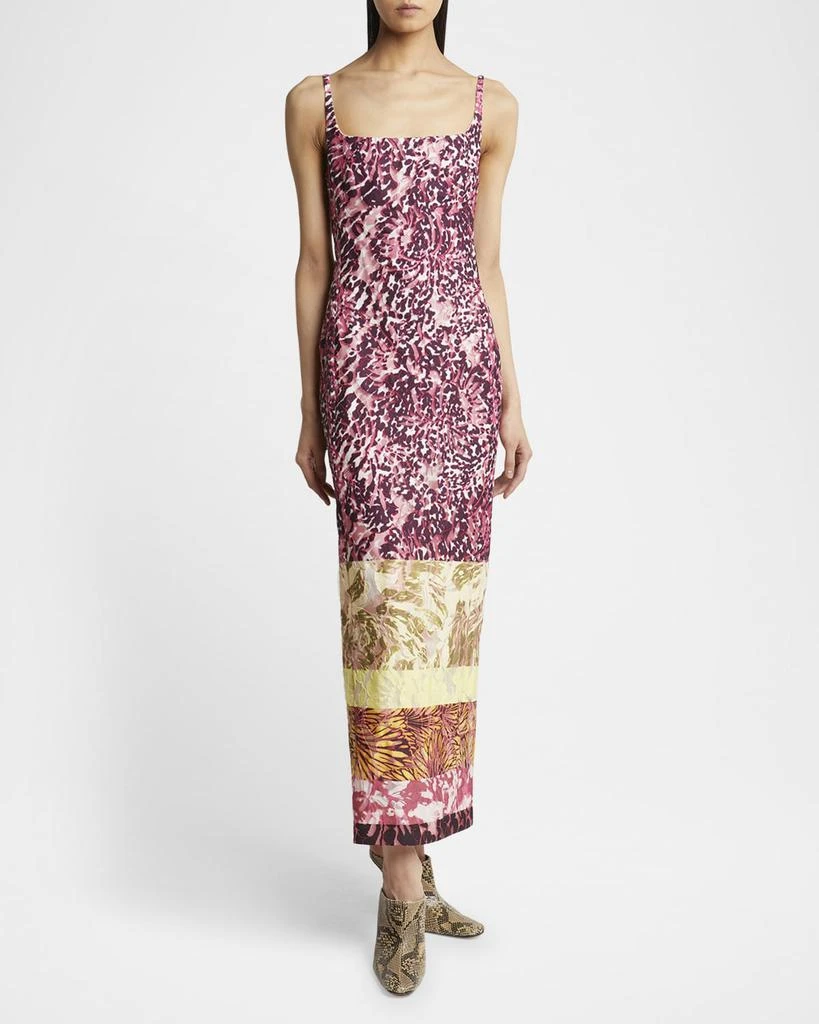 Dries Van Noten Debano Long Printed Dress 2