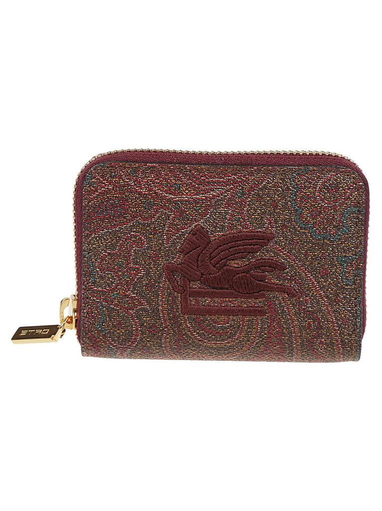 【Etro】Pegaso Card Case Etro Pegaso-plaque cardholder - ShopStyle