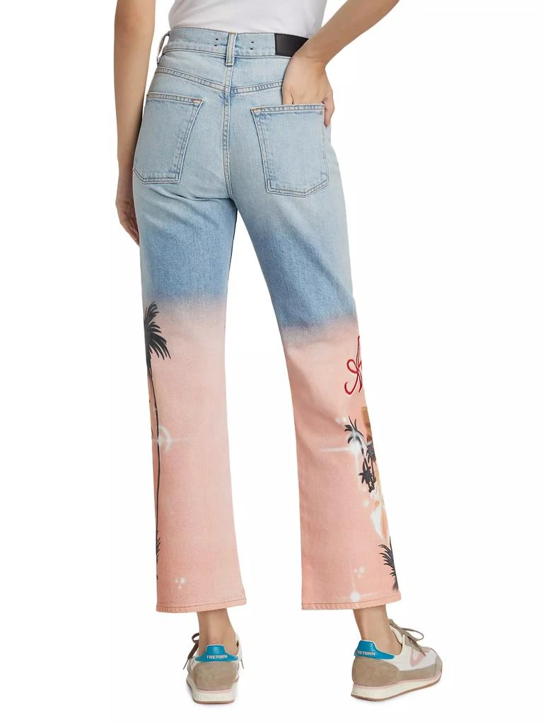 AMIRI Resort Club Wide Straight Jeans 5