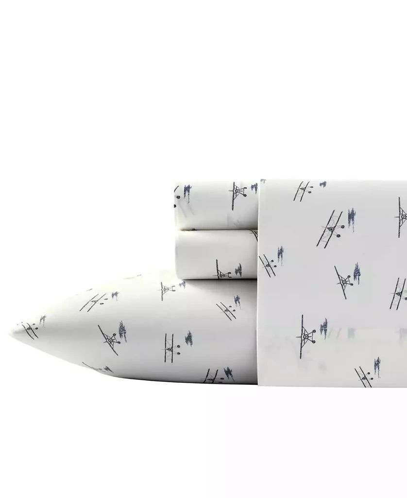 Eddie Bauer Printed 100% Cotton Percale 4-Pc. Sheet Set, King 1