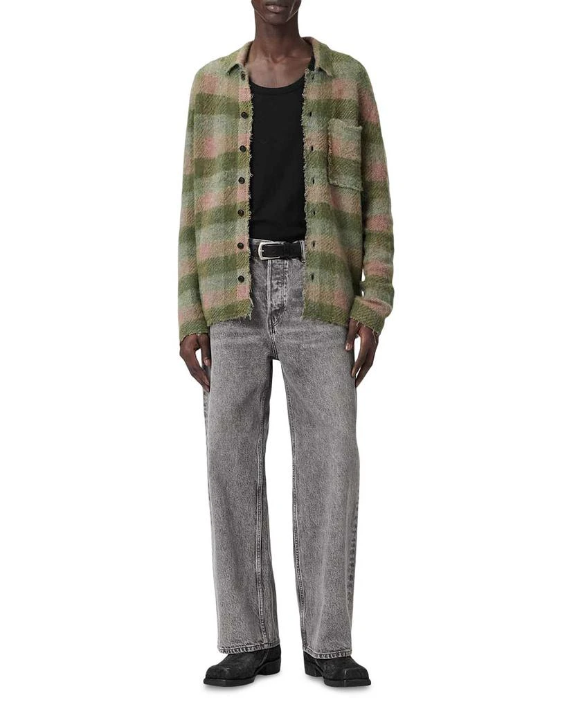 ALL SAINTS Adler Plaid Cardigan 2