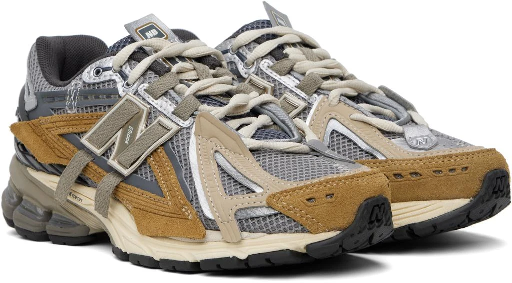 New Balance Gray & Tan 1906A Sneakers 4