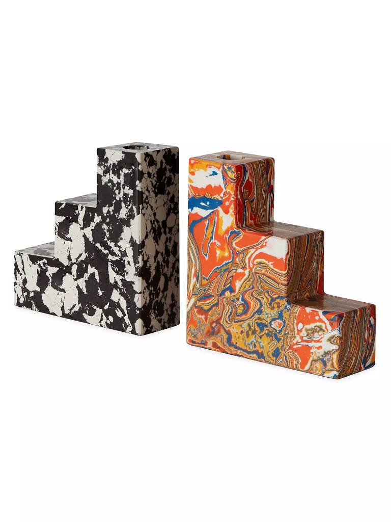 Tom Dixon Swirl Step Marble Bookends