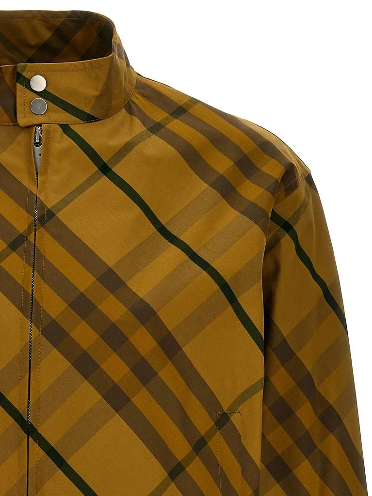 Burberry Burberry Check Printed Zipped Bomber Jacket 3