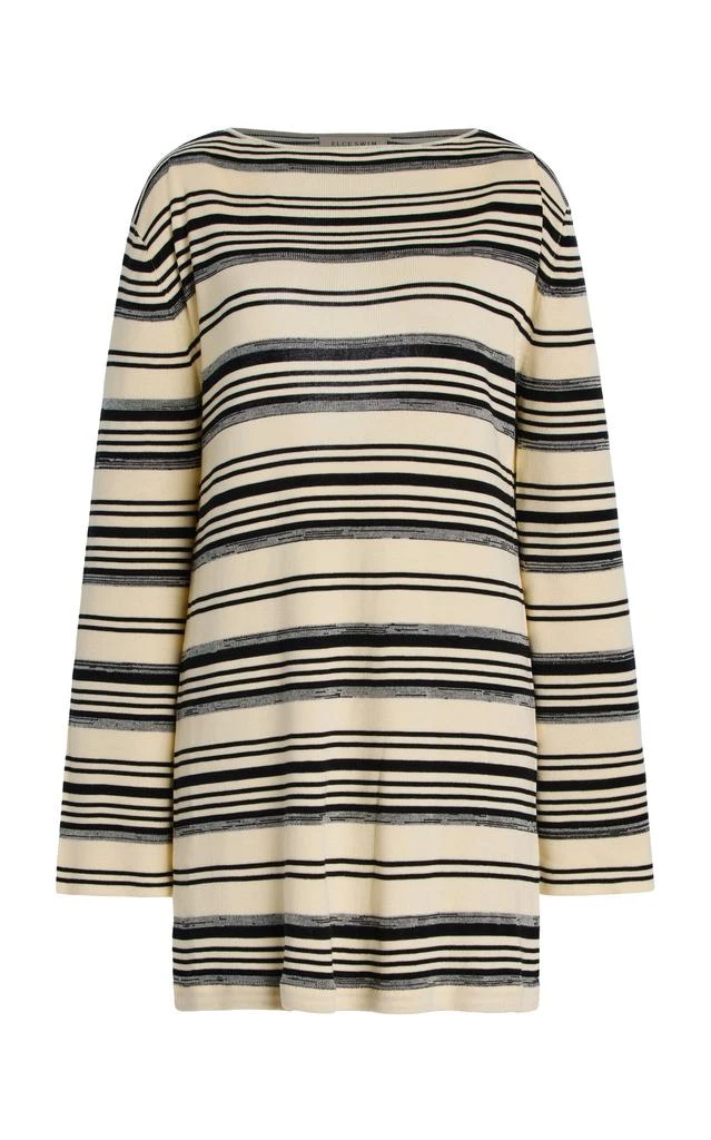 ELCE ELCE - Exclusive Rio Open-Back Striped-Knit Mini Dress - Stripe - XS - Moda Operandi 1
