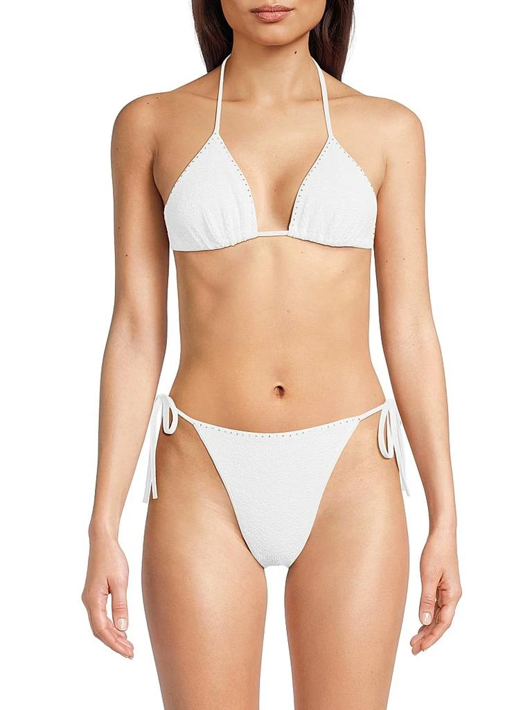 Hunza G Gina Swarovski String Bikini 3