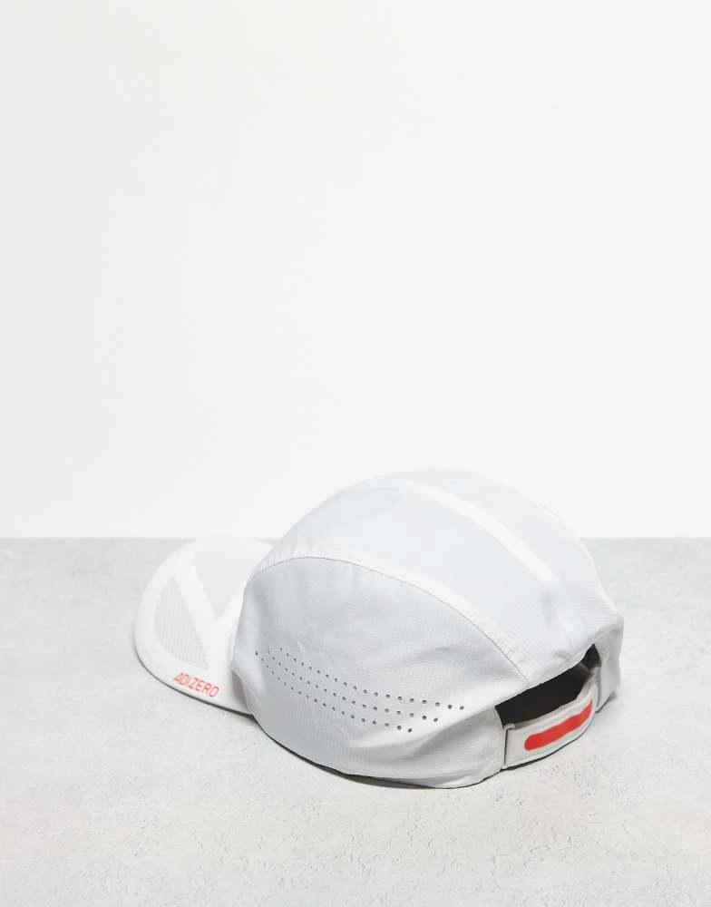 Adidas adidas Running Adizero lightweight climacool cap in white 3
