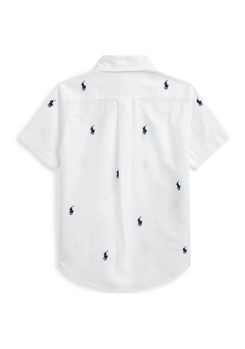 Ralph Lauren Boys 2-7 Polo Pony Oxford Short Sleeve Shirt 2