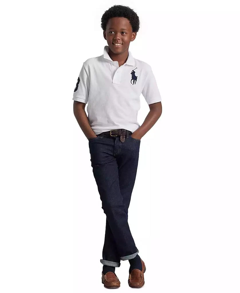 Ralph Lauren Big Boys Big Pony Cotton Mesh Short Sleeve Polo 4