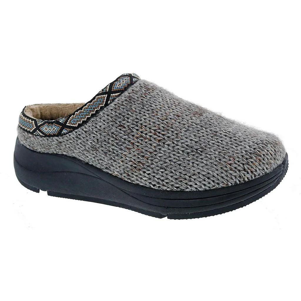 Drew Unwind Womens Cable Knit Cozy Slide Slippers 3