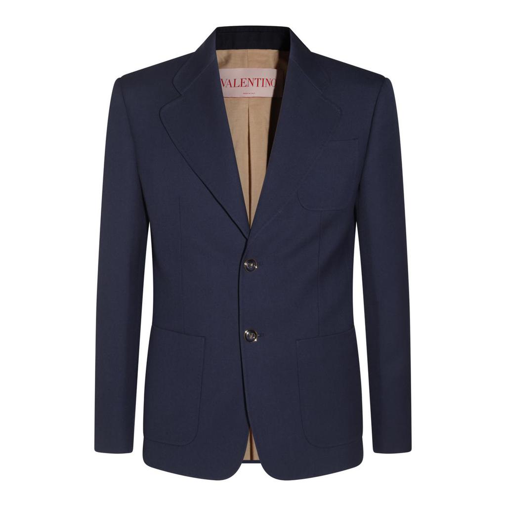 Valentino Valentino Garavani Single-Breasted Straight Hem