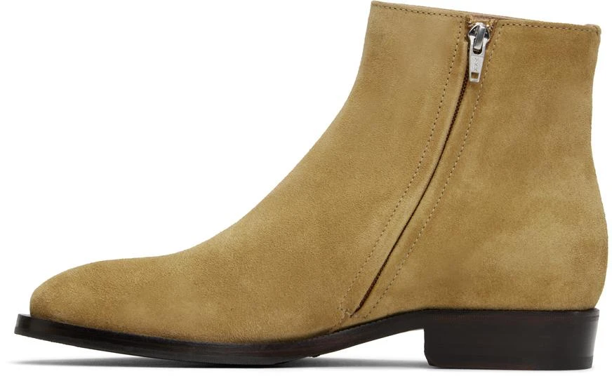 A.P.C. Beige Neil Boots 3