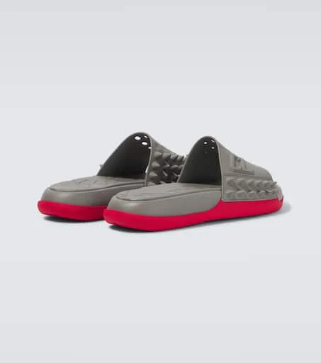 Christian Louboutin Take It Easy perforated spiked slides 6