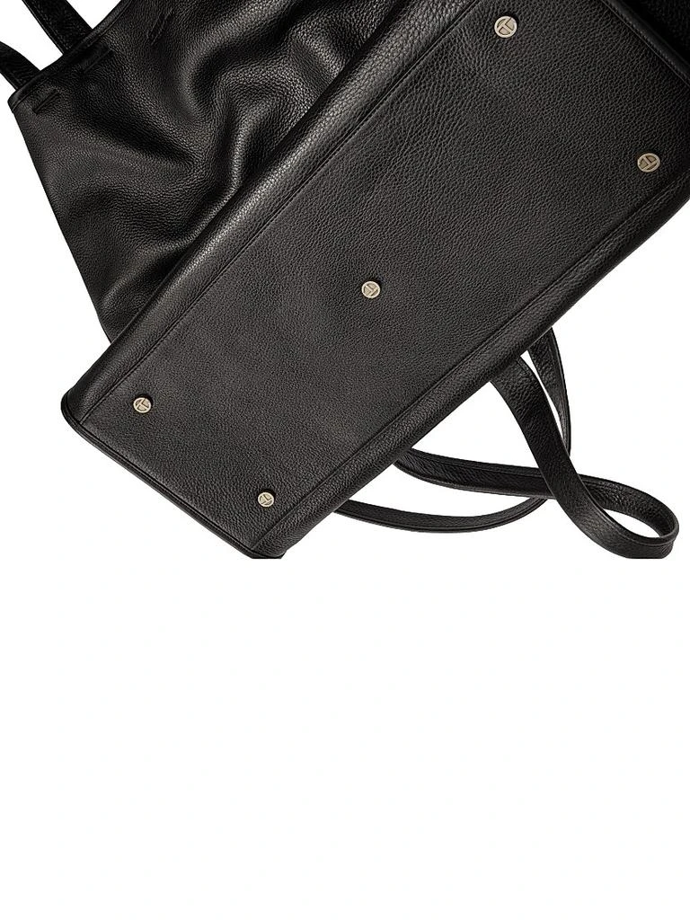 Telfar Large Pebbled Leather Carry Bag 9