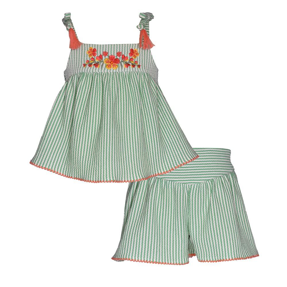 Bonnie Baby Baby Girls Striped Short Set