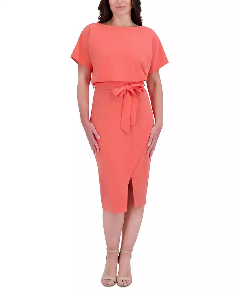 Kensie Blouson Wrap Dress 1