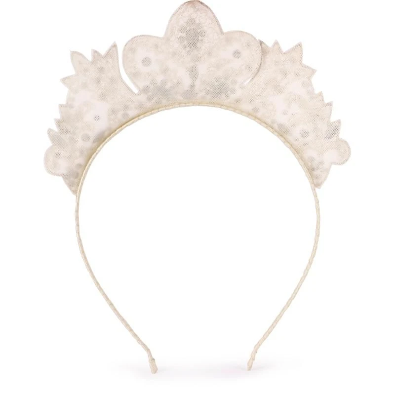Tutu Du Monde Rhinestone hairband crown in beige 2