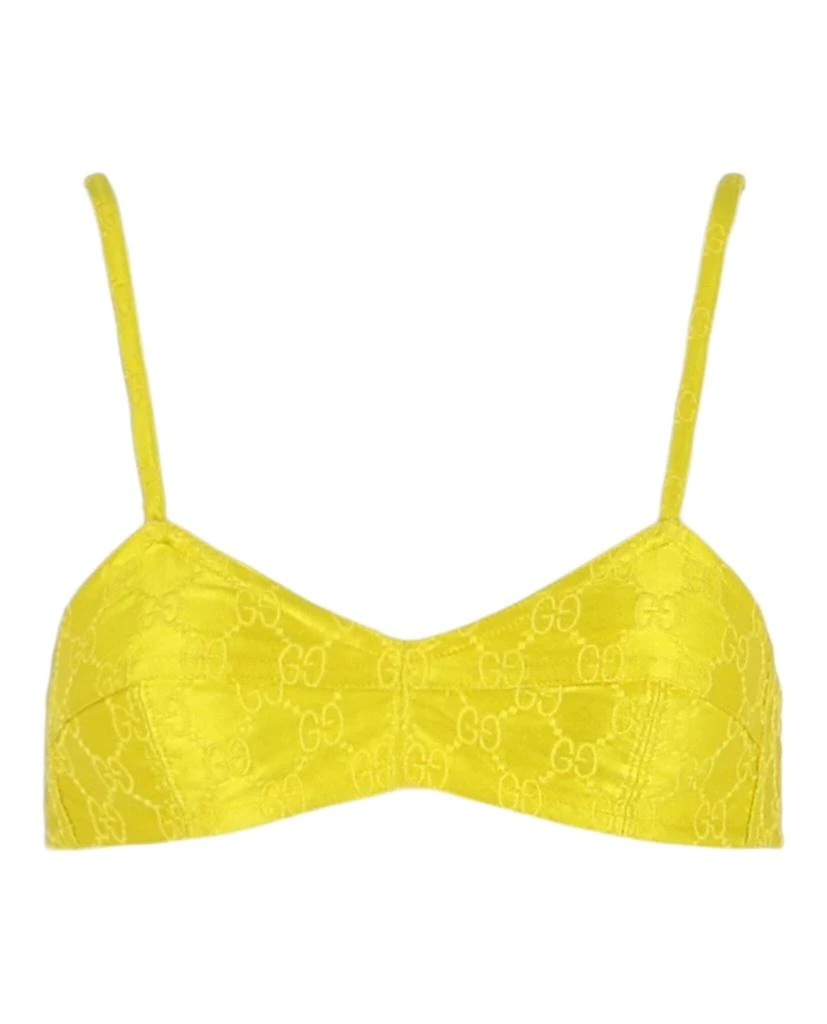 Gucci Embroidered Silk Bra 1