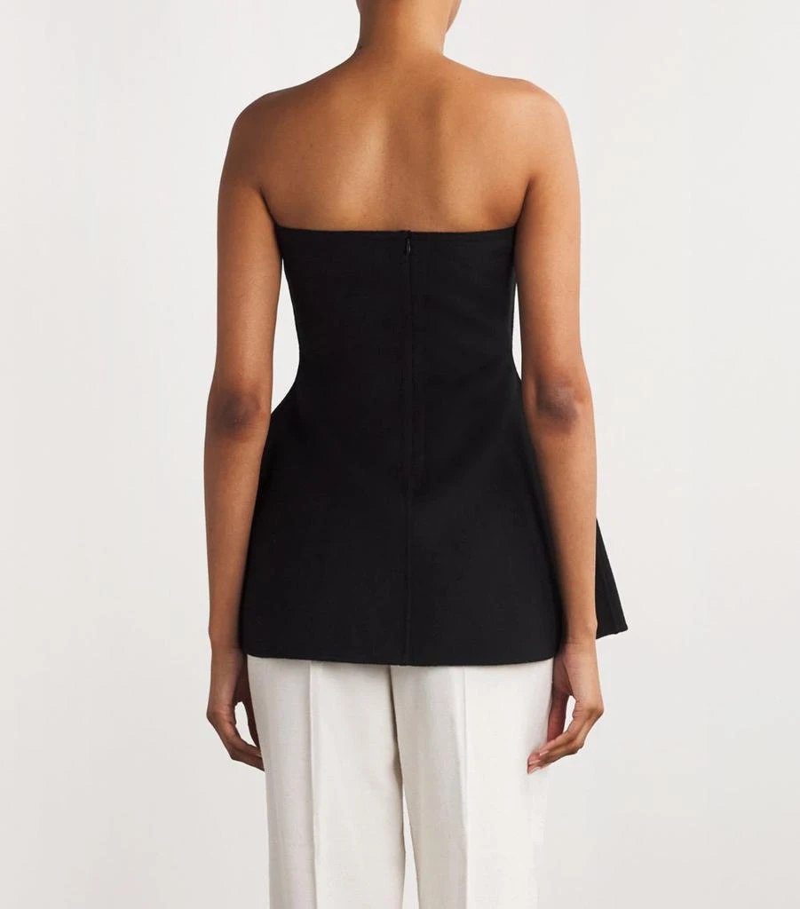Róhe Peplum Bustier Top 4