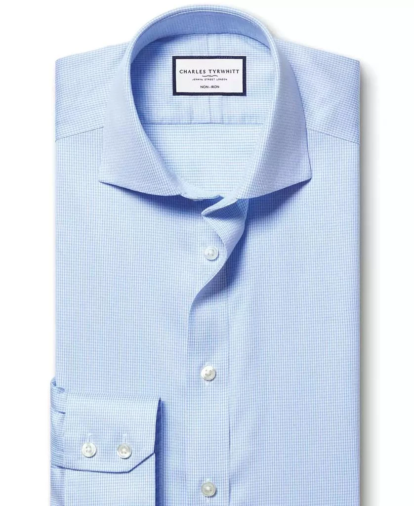 Charles Tyrwhitt Men's Slim-Fit Non-Iron Puppytooth Dress Shirt 4
