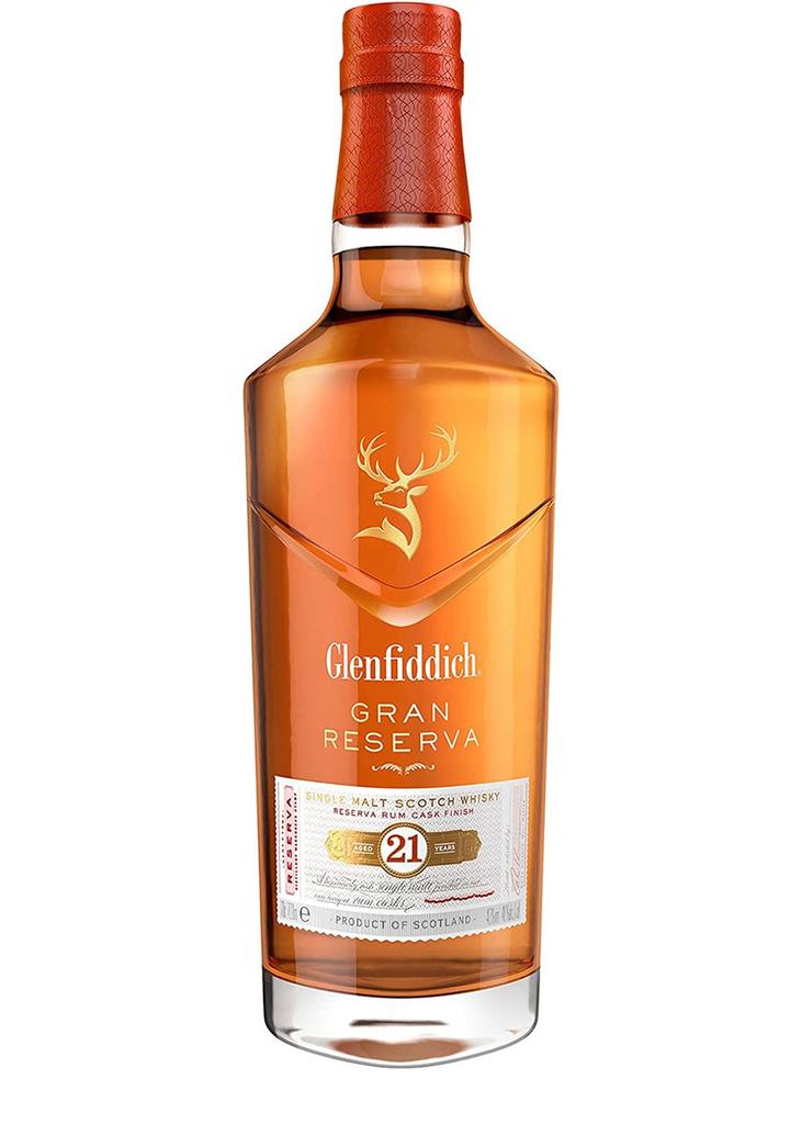 Glenfiddich 21 Year Old Gran Reserva Rum Cask Finish Single Malt Scotch Whisky