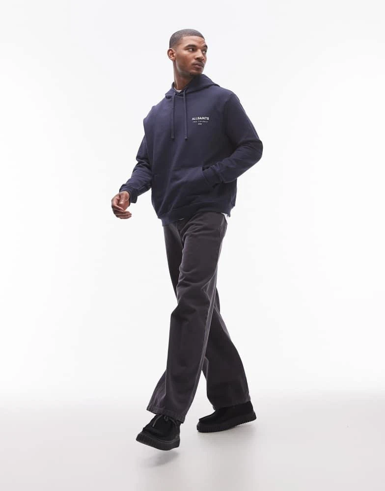 ALL SAINTS AllSaints Undergroud Oth hoodie in navy 2