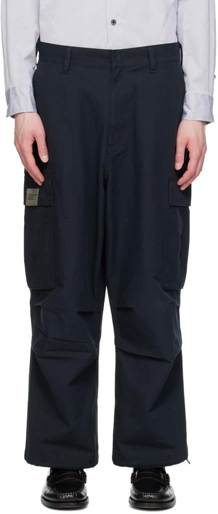 Neighborhood Black Wide Cargo Pants 1